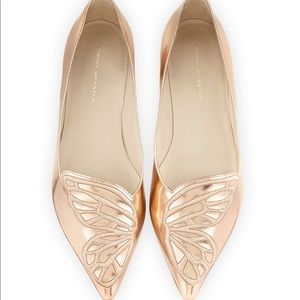 Sophia Webster Bibi Butterfly Flats Gold
